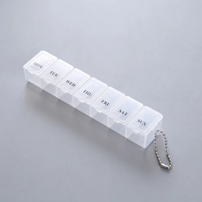 7-Day Pill Organizer | 3 Colors, 21 Compartments for Vitamins & Medicine