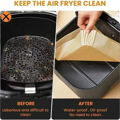 Air Fryer Liners – Disposable Non-Stick BBQ & Pastry Pads