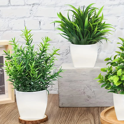 Artificial Potted Plant | Desktop Home & Office Decor