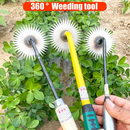 Manganese Steel Handheld Gardening Hoe for Weeding & Soil Loosening