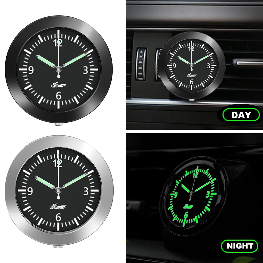 Luminous Stick-On Mini Digital Car Clock | Auto Accessories