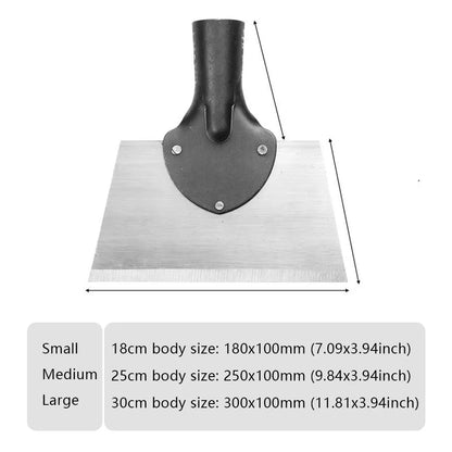 18/25/30cm Garden Shovel Manganese Steel Ice Shovel Multifunction Garden Cleaning Scraper Shovel Farm Planting Weeding Tools