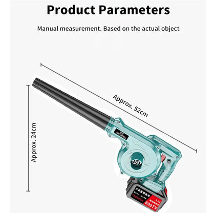 Cordless Electric Air Blower & Vacuum Cleaner for Garden & Computer Dust