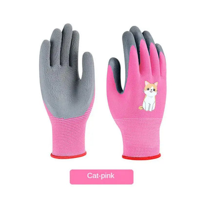 Kids Waterproof Gardening Gloves | Non-Slip & Durable