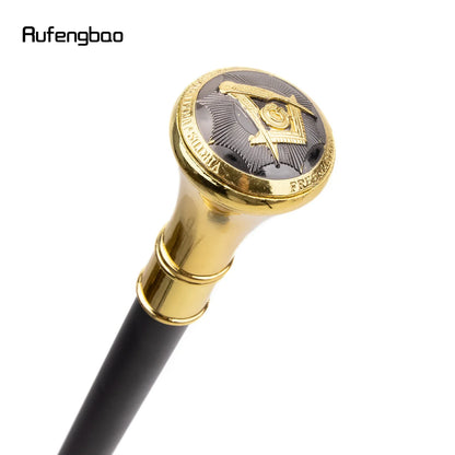 Golden Freemasonry Walking Cane | 93cm Gentleman's Fashion Stick