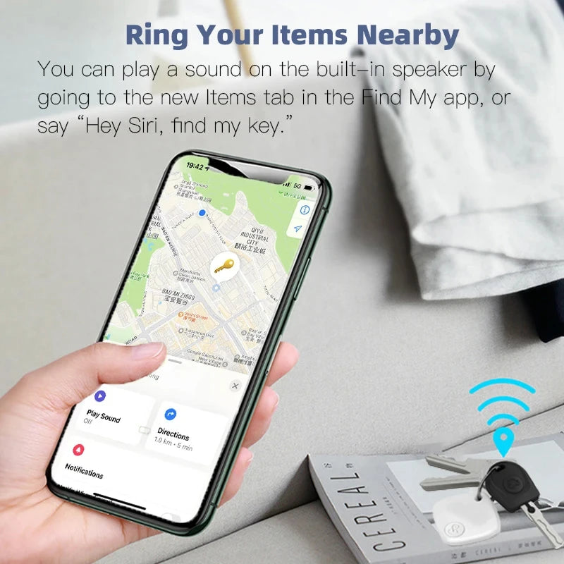 Mini GPS Tracker – Find My App Smart Tag for Pets & Keys