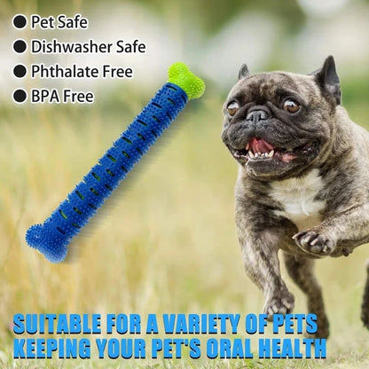 Dog Tooth Grinding Stick – Rubber Toothbrush Chewing Toy for Teeth Cleaning