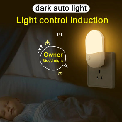 Bedside Lamp Night light EU US Plug LED Night Light AC 85V-265V Bedroom Lamp Gift For Children Cute Night Lamp For Corridor WC