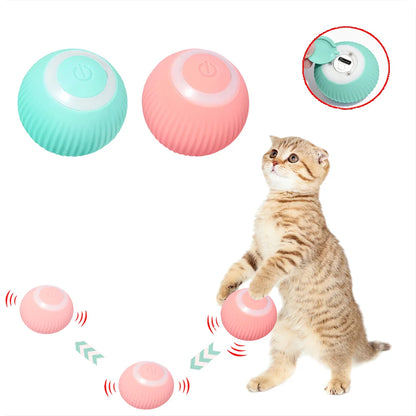 Automatic 360° Rotating Cat Toy Ball – USB Charging Exercise Toy