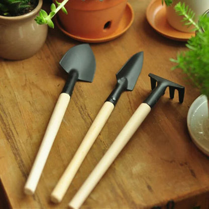 Premium Gardening Tool Set | Rake, Spade & Soil Scoop