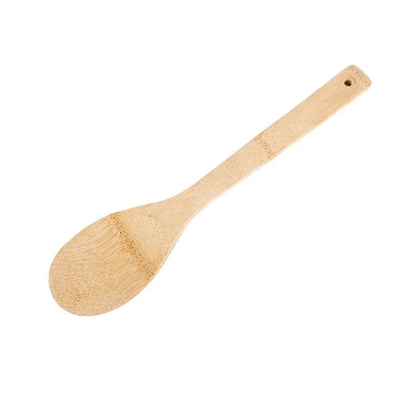 Alishan Bamboo Spatula Set | Non-Stick Frying Pan Utensils