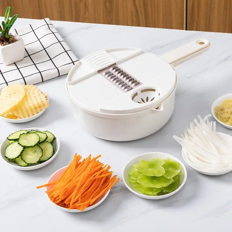 9-in-1 Vegetable Cutter | Multi-functional Grater & Shredder