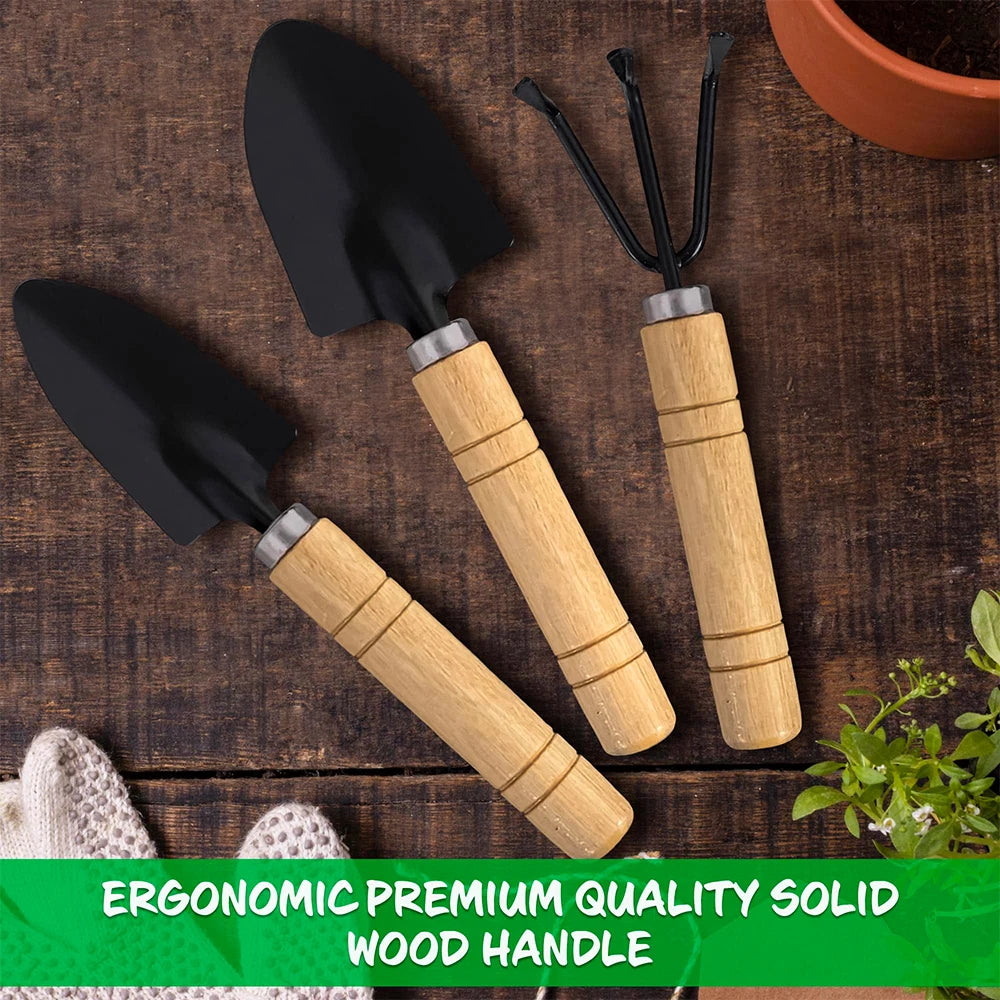 Mini Garden Tools for Plants, Cactus & Vegetables Digging