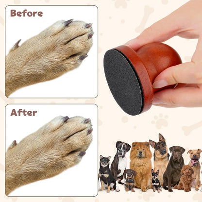 Wooden Dog Nail File – Manual Scratching Board for Puppy Nail Care