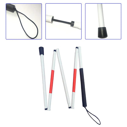 Folding Blind Cane | Foldable Walking Stick for Visually Impaired