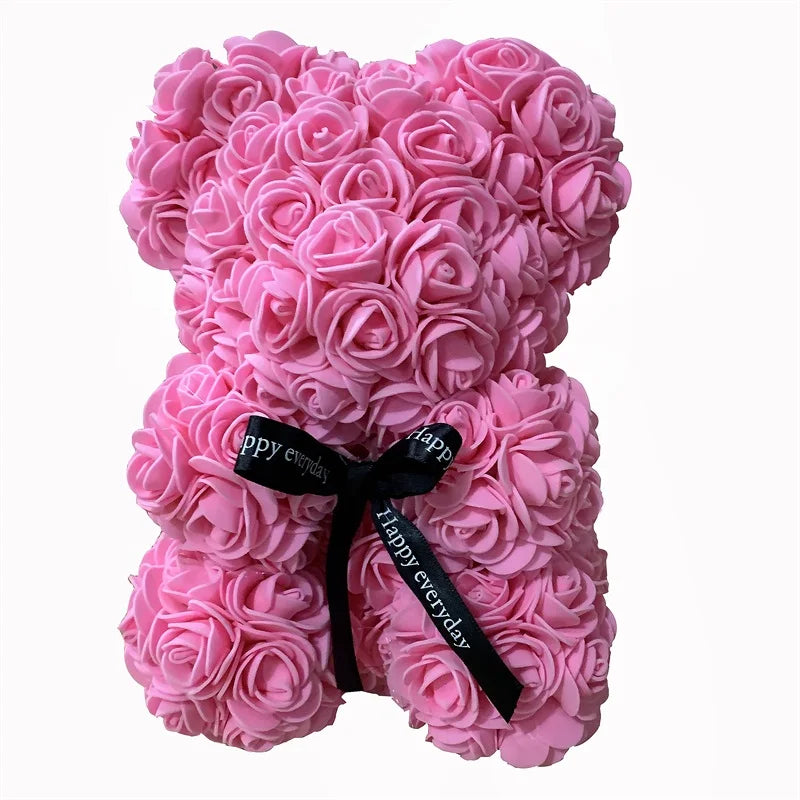 Rose Bear Artificial Foam Teddy Bear Valentine's Gift