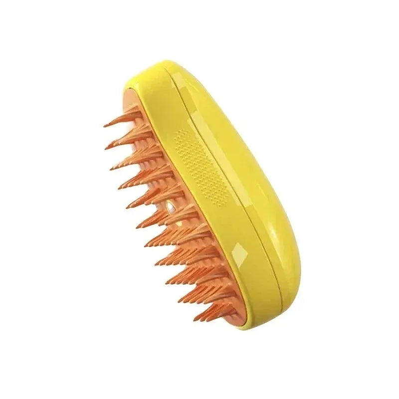 3-in-1 Pet Steam Brush – Spray, Massage & Hair Removal Comb