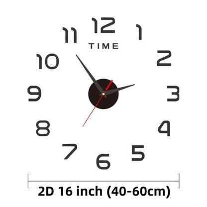 Elegant 40cm Wall Clock for Living Room & Home Decoration