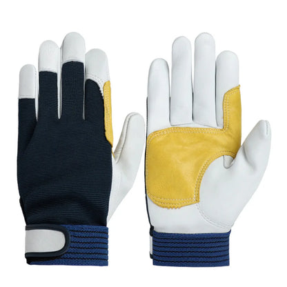 Men's Tough Grip Leather Work Gloves | Utility & Gardening