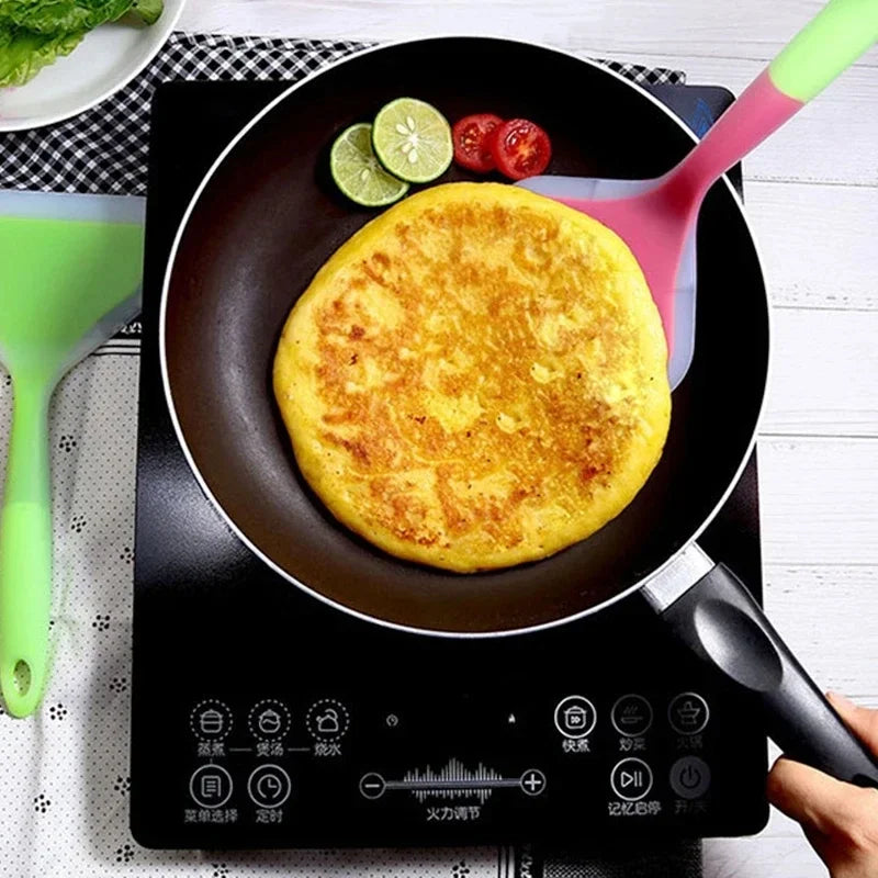 Dual-Color Silicone Spatula | Non-Stick & Heat-Resistant Kitchen Tool