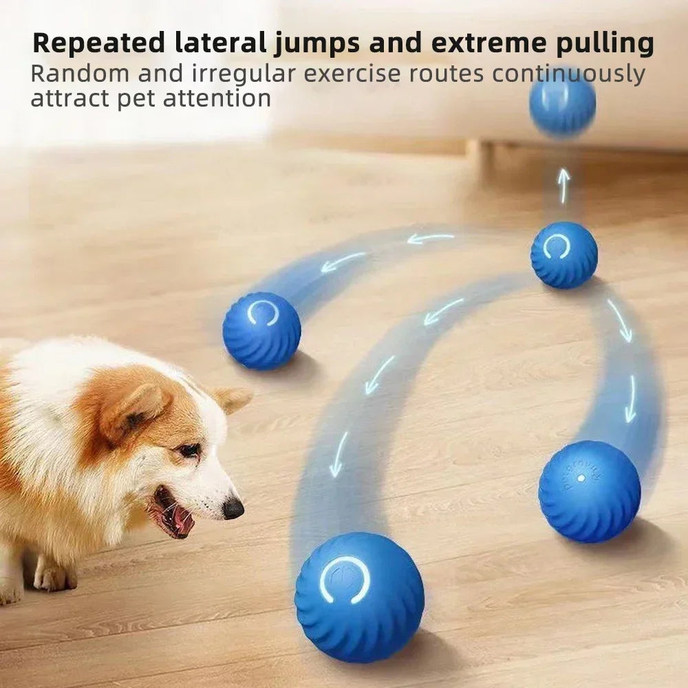 Rechargeable Smart Dog Toy Ball – Interactive Gravity Jumping Pet Toy