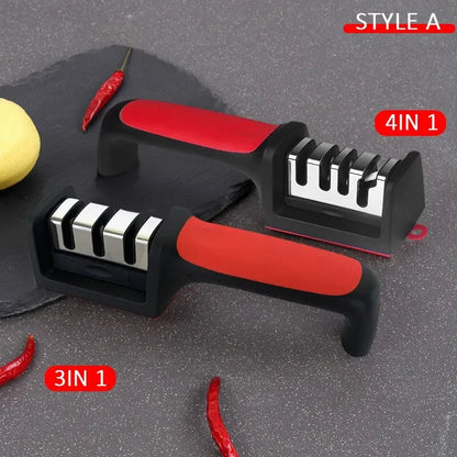 Multifunctional Knife Sharpener | Fast Sharpening for Kitchen & Scissors