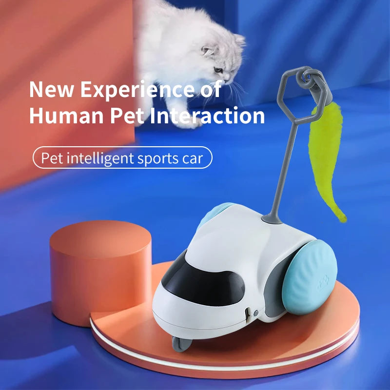 Remote Control Cat Toy – USB Charging Self-Moving Teasing Stick