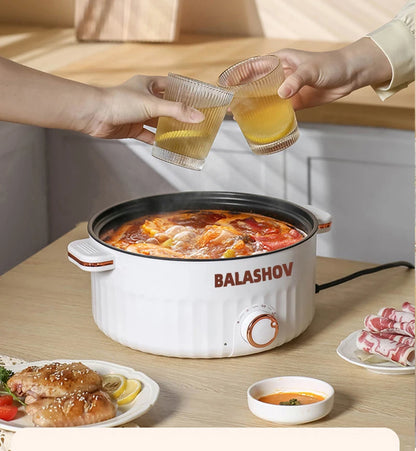 Mini Portable Electric Cooker – Double Layer Non-Stick Hot Pot