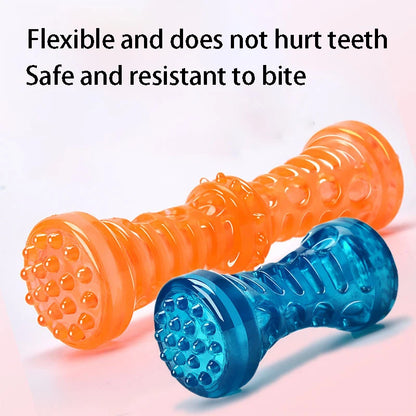 Bite-Resistant Dog Toothbrush Bone – Interactive Chew Toy for Puppies