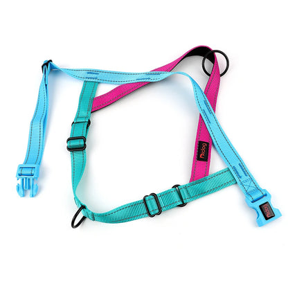 Reflective Nylon Dog Harness – No Pull Adjustable Walking Vest