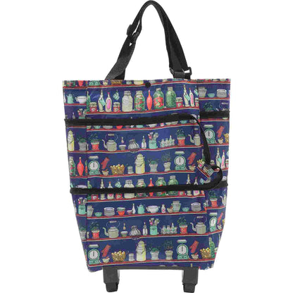 Portable Folding Shopping Bag with Wheels | Trolley Tote