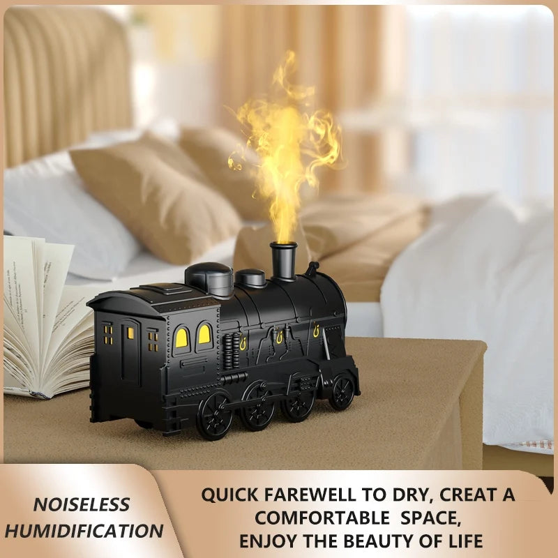 Train Air Humidifier With Remote Control Essential Oil Aroma Difusor Ultrasonic Aromatherapy Diffusers Mist Maker Fragrance