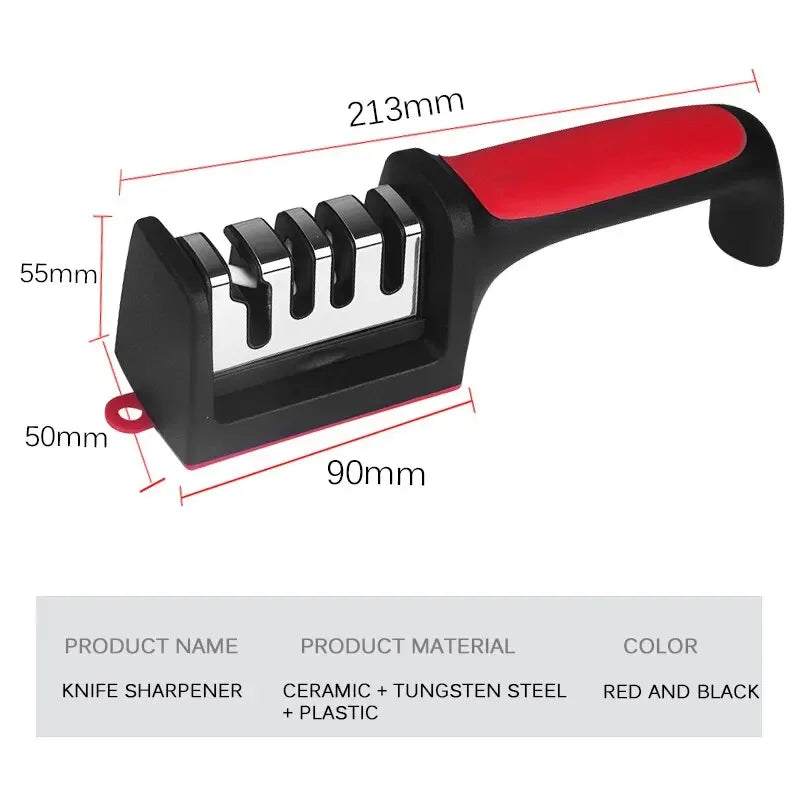 Multifunctional Knife Sharpener | Fast Sharpening for Kitchen & Scissors