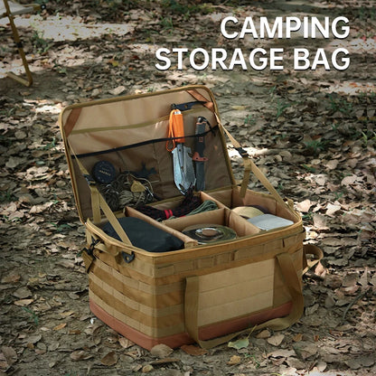 Large Capacity Camping Storage Bag – Anti-Collision Gas Tank Organizer