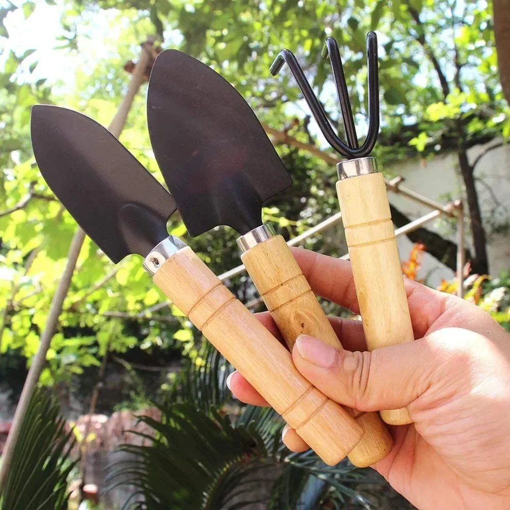 3Pcs Mini Garden Tool Set | For Plants, Pots, Cactus & Weeding