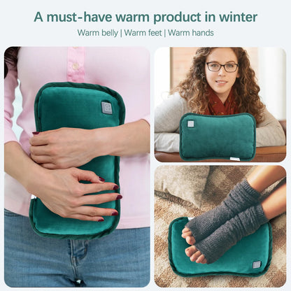 USB Rechargeable Hand Warmer | 3 Heat Levels, Soft & Portable