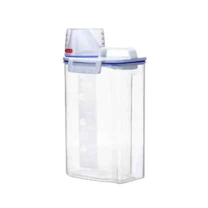 Rice Storage Canister with Measuring Cup | Moisture & Insect Proof