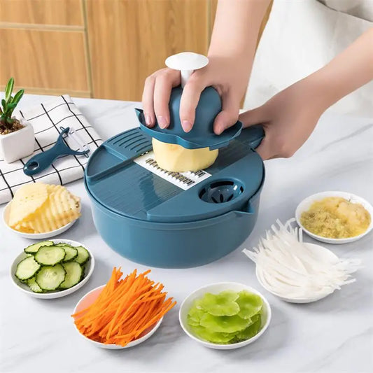 9-in-1 Vegetable Cutter | Multi-functional Grater & Shredder