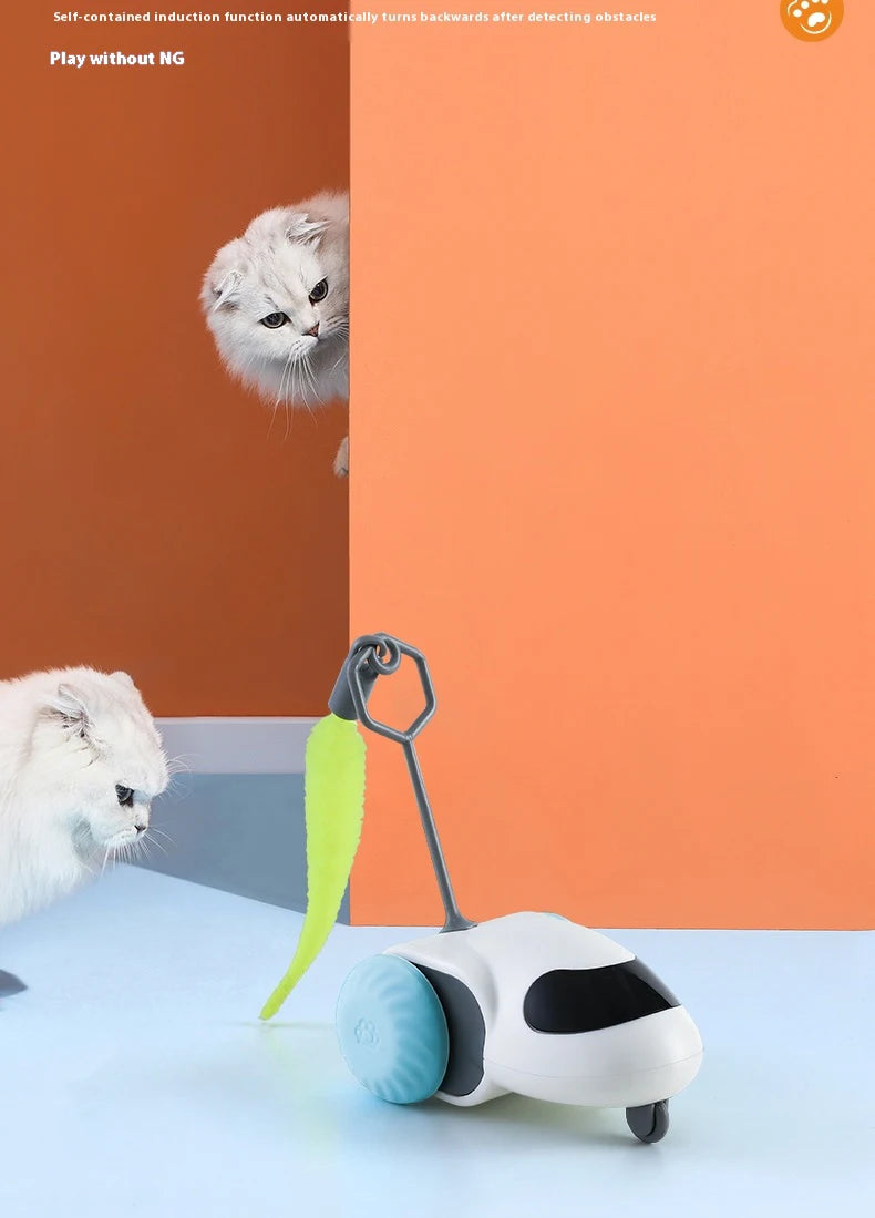 Remote Control Cat Toy – USB Charging Self-Moving Teasing Stick