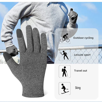 Compression Arthritis Gloves - Full Finger for Men & Women, Pain Relief