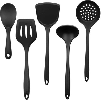 6-Piece Silicone Kitchen Utensil Set | Skimmer, Turner, Ladle & More