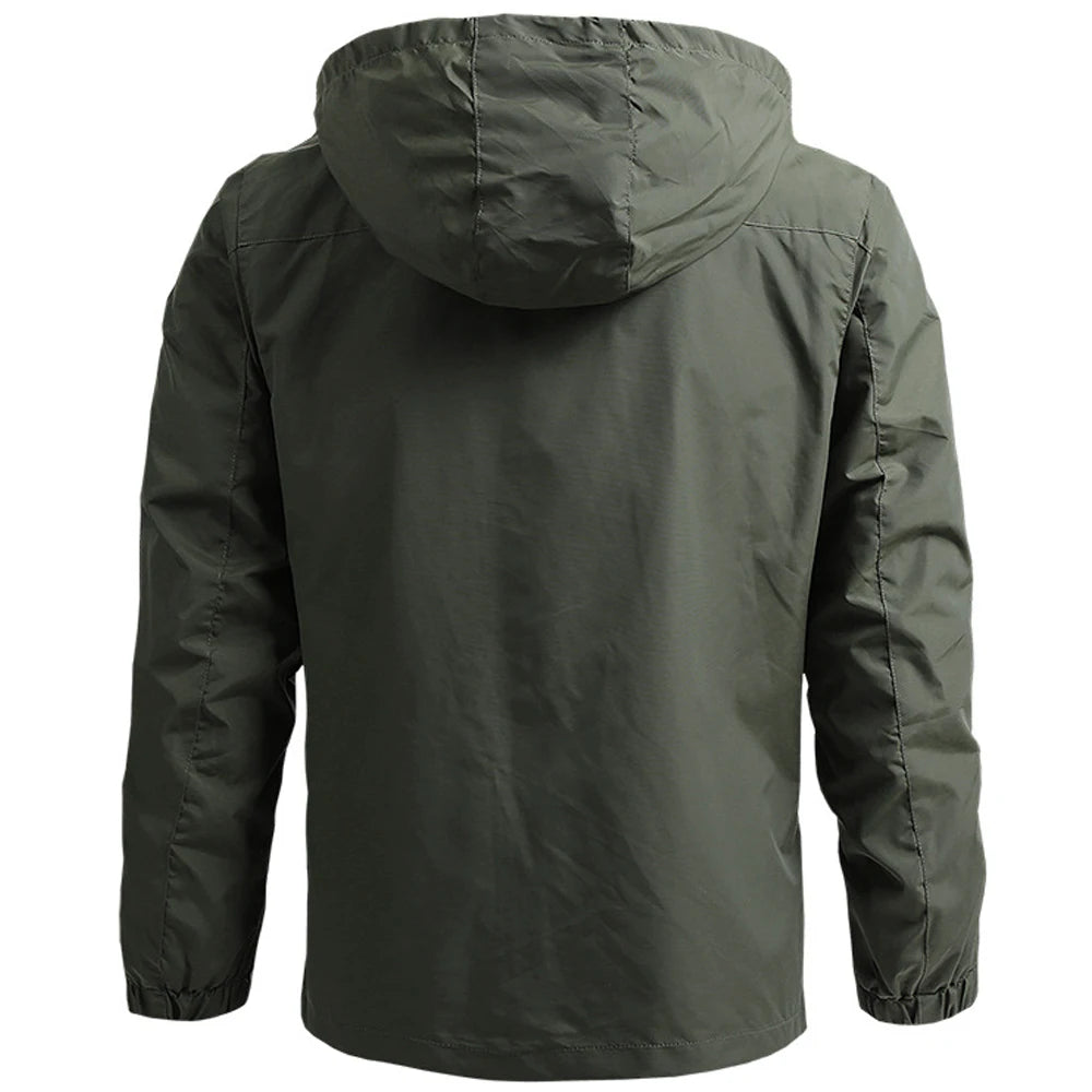 Men’s Tactical Waterproof Windbreaker Jacket