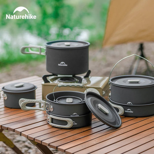 Camping Cook Kit | Ultralight Aluminum Pot Set