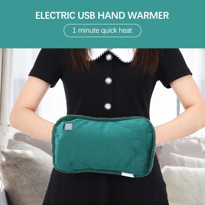 USB Rechargeable Hand Warmer | 3 Heat Levels, Soft & Portable