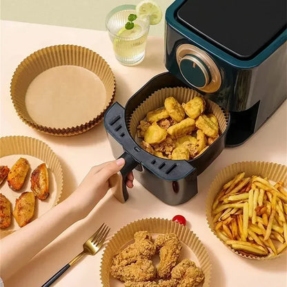 Air Fryer Liners – Disposable Non-Stick BBQ & Pastry Pads