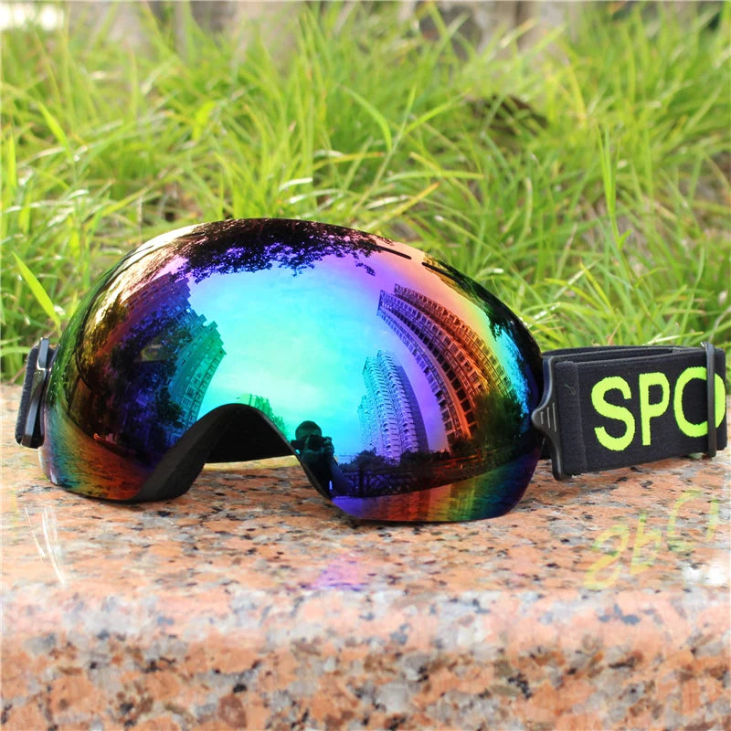 Lightweight Professional Ski Goggles UV400 Anti-Fog Snowboard Eyewear