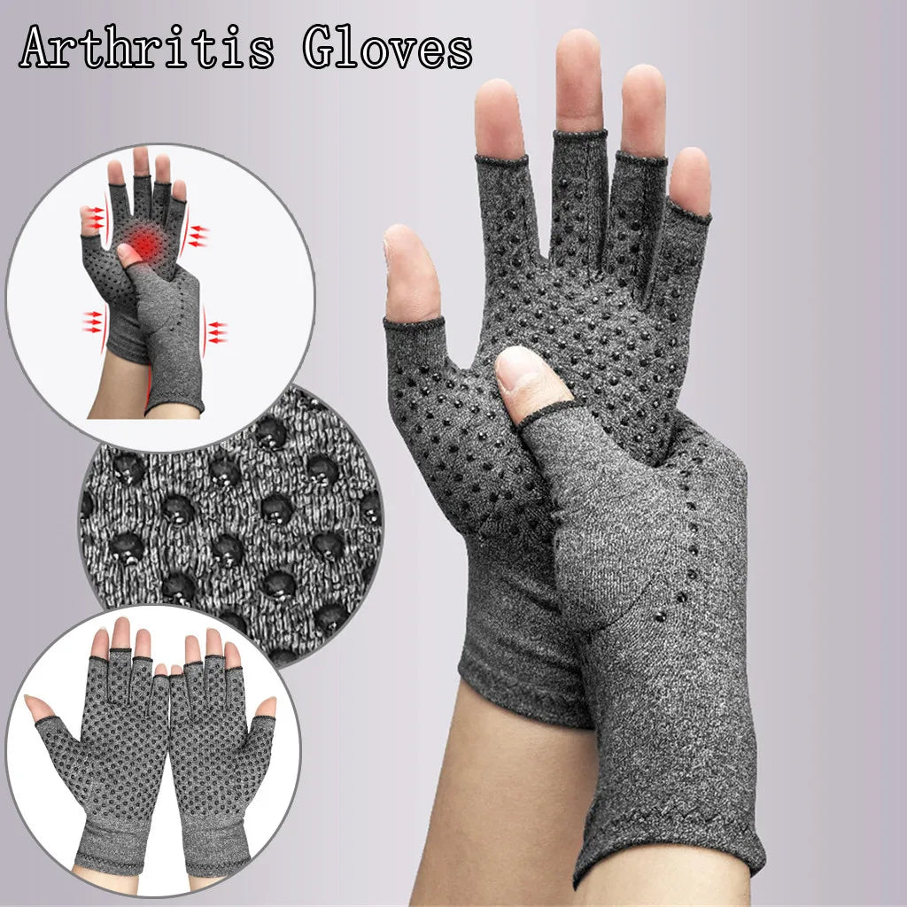 Magnetic Arthritis Gloves for Women - Rheumatoid Pain Relief & Compression