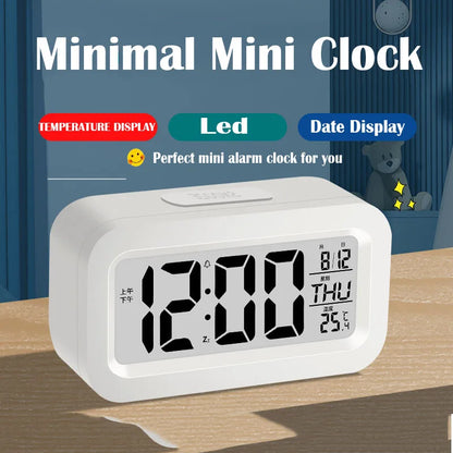 Portable Mini LED Digital Alarm Clock in Candy Colors