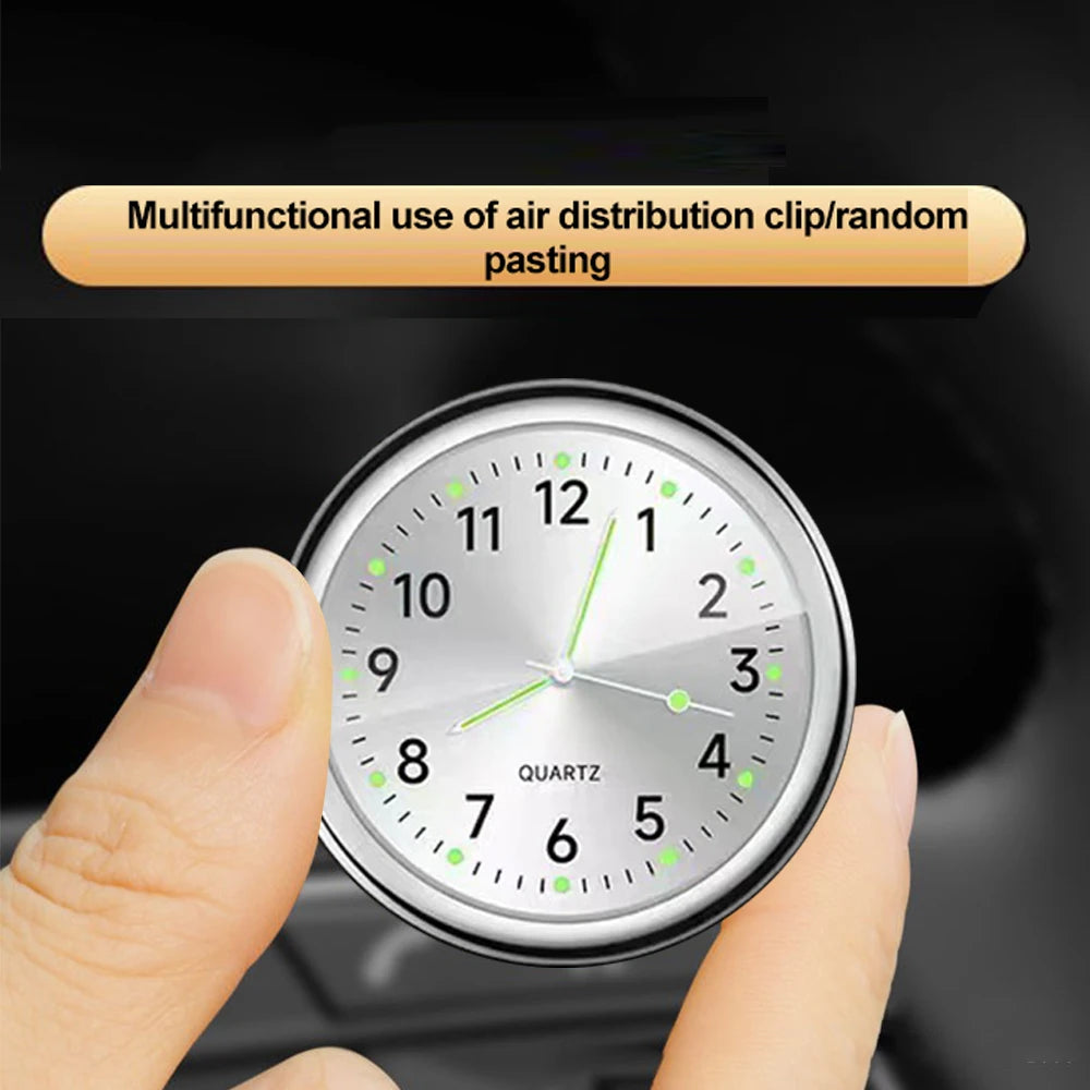 Luminous Stick-On Mini Digital Car Clock | Auto Accessories