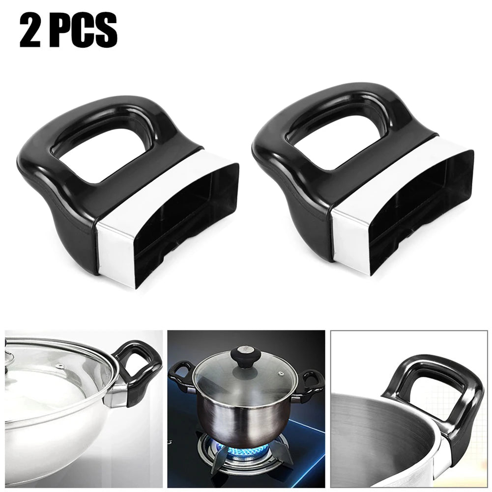 Black Pot Side Handles – Replacement for Pressure Cooker & Sauce Pots